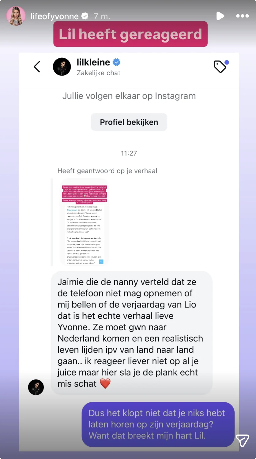 Bron: Instagram Yvonne Coldeweijer