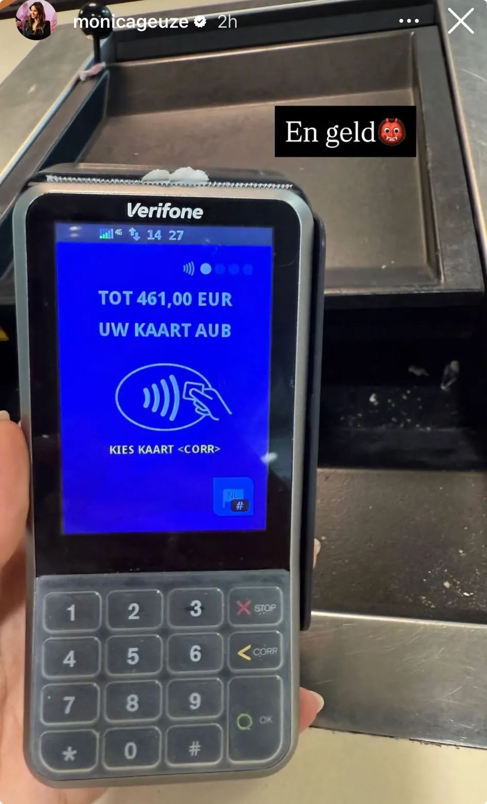 Bron: Instagram Monica Geuze