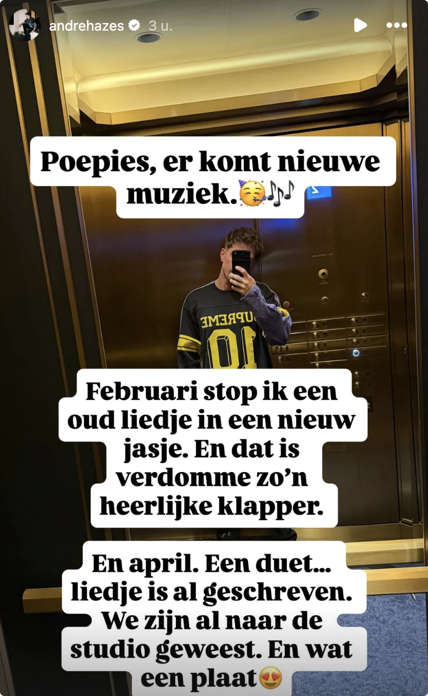 Bron: Instagram André Hazes