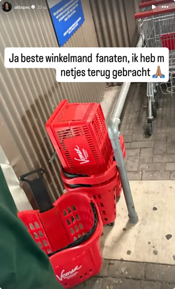 Bron: Instagram Ali B
