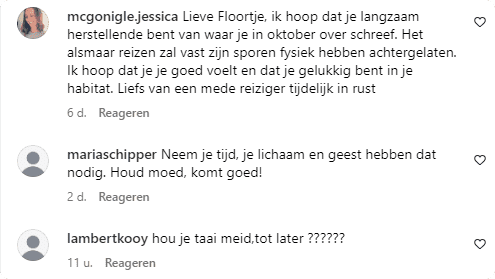 Bron: Instagram Floortje Dessing