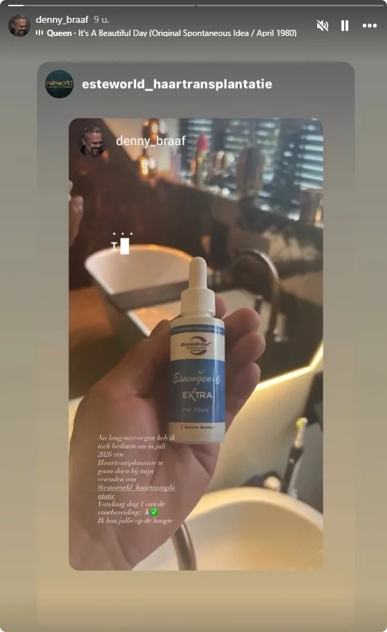 Bron: Instagram Denny Braaf