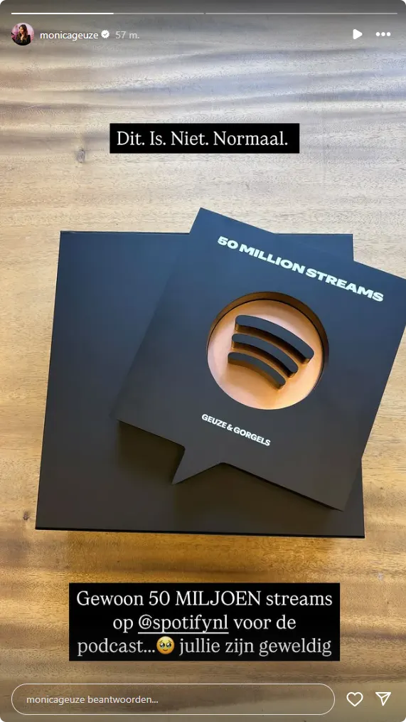 Bron: Instagram Monica Geuze