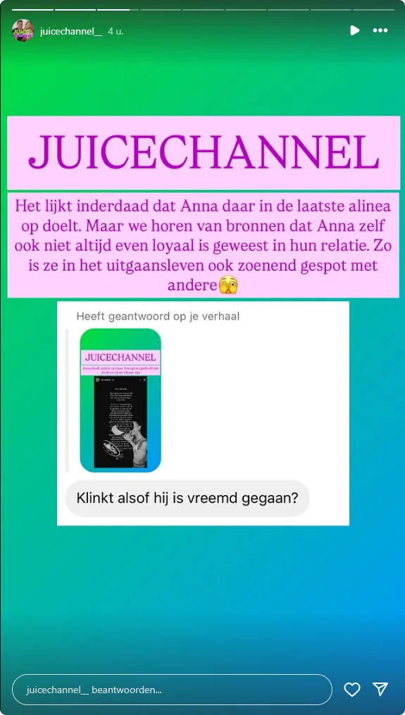 Bron: Instagram Juicechannel