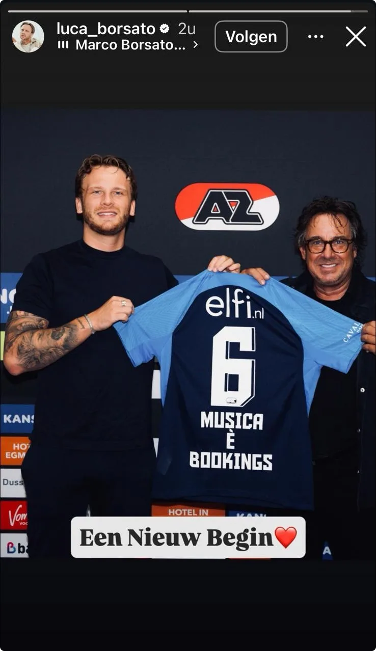 Bron: Instagram Luca Borsato