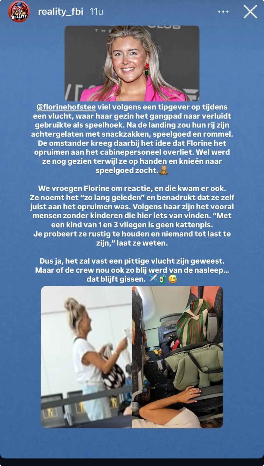 RealityFBI over Florine in vliegtuig