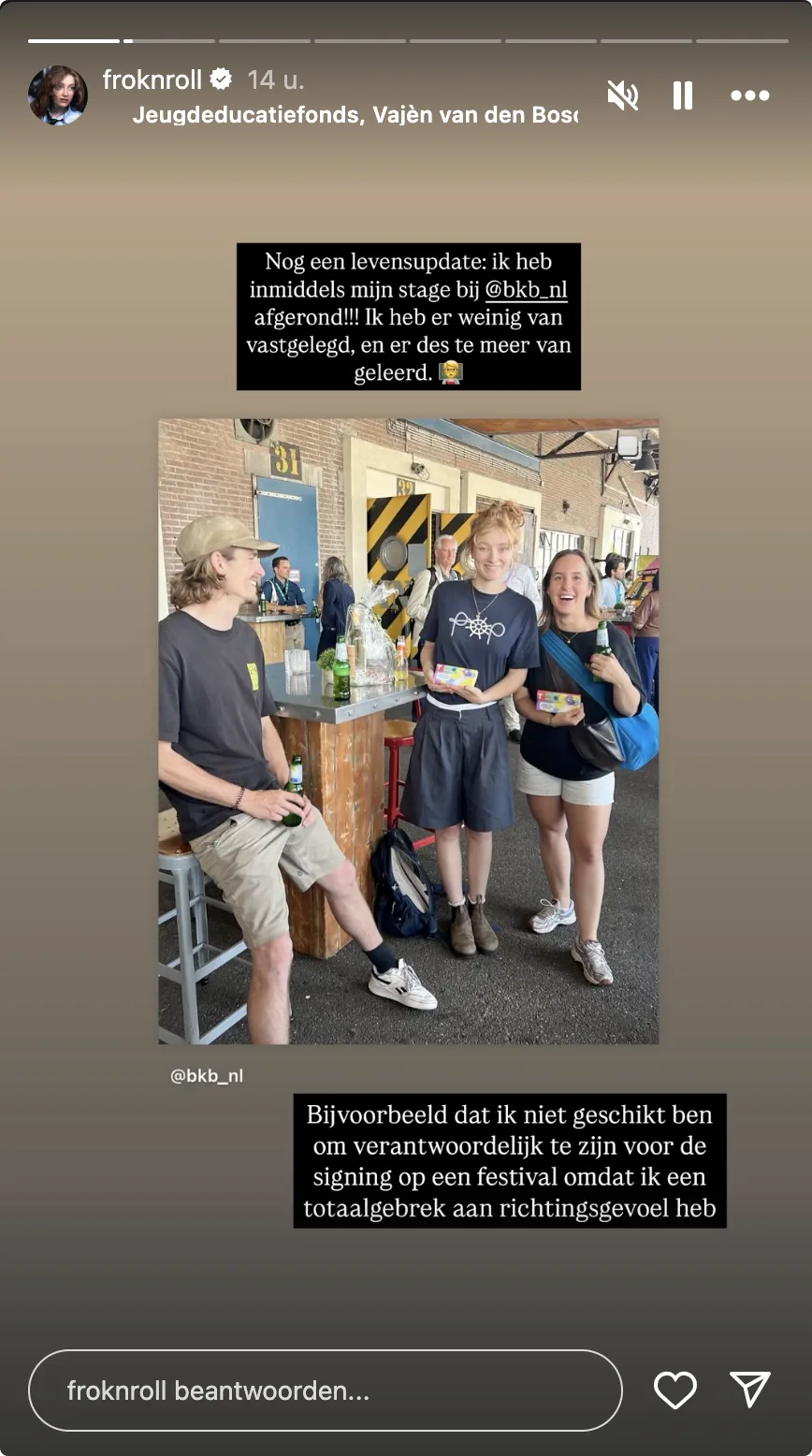 Bron: Instagram Froukje  