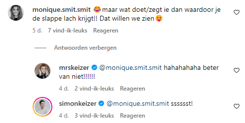 Bron: Instagram Annemarie Keizer