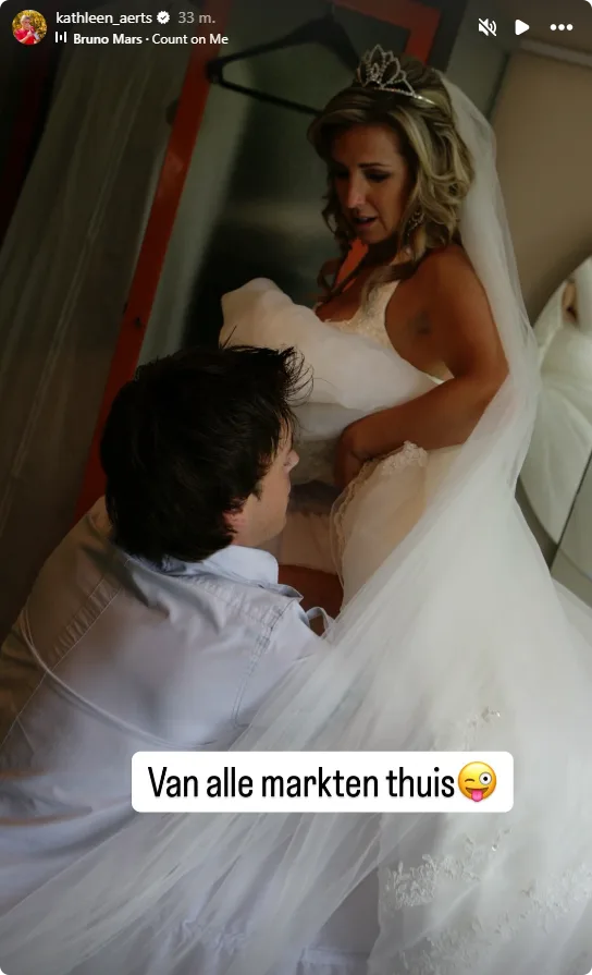 Bron: Instagram Kathleen Aerts.