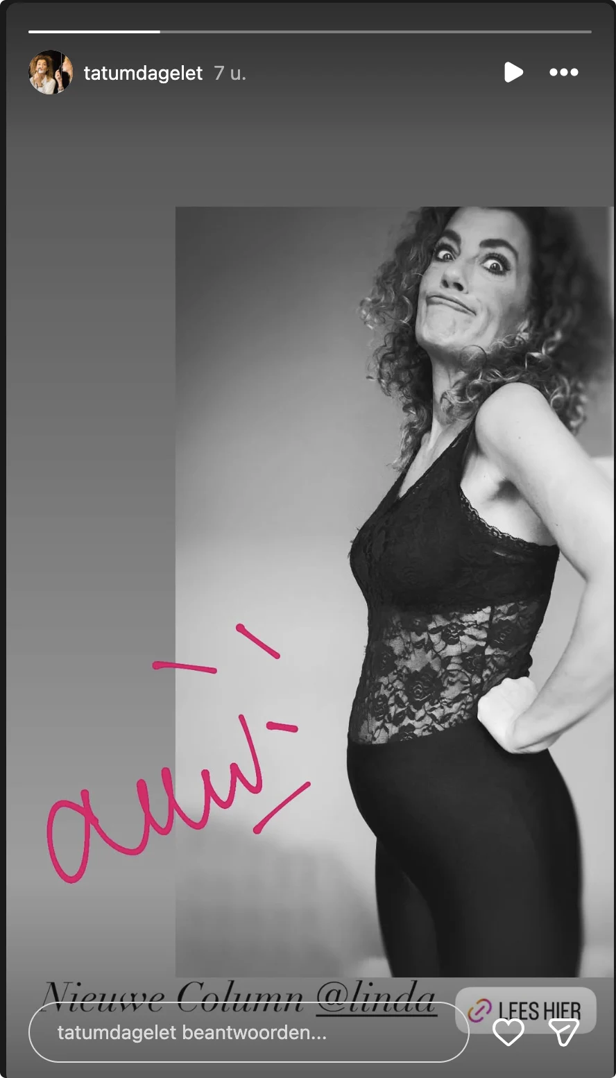 Bron: Instagram @tatumdagelet