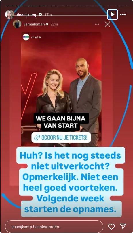 De kaarten zijn nog niet uitverkocht.