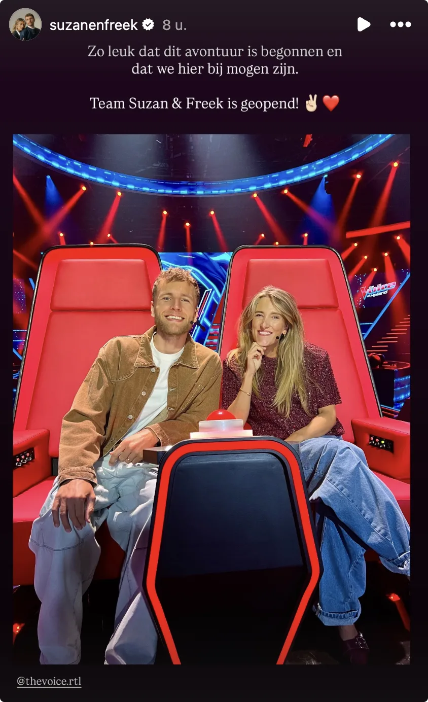 Bron: Instagram Suzan en Freek