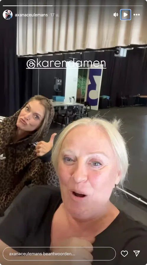Bron: Axana ceuleman op Instagram.