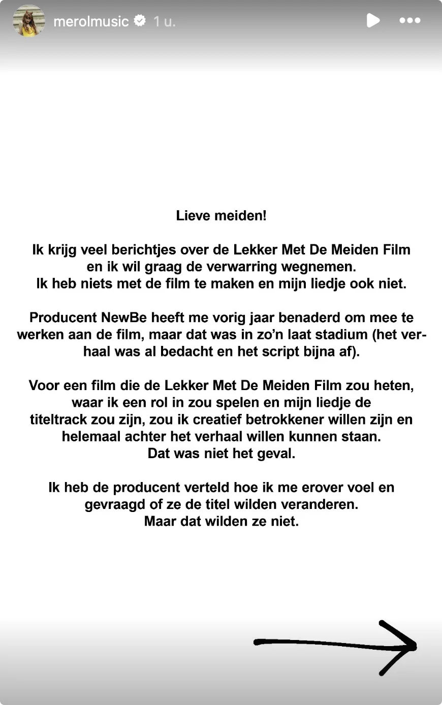 Bron: Instagram Merol. 