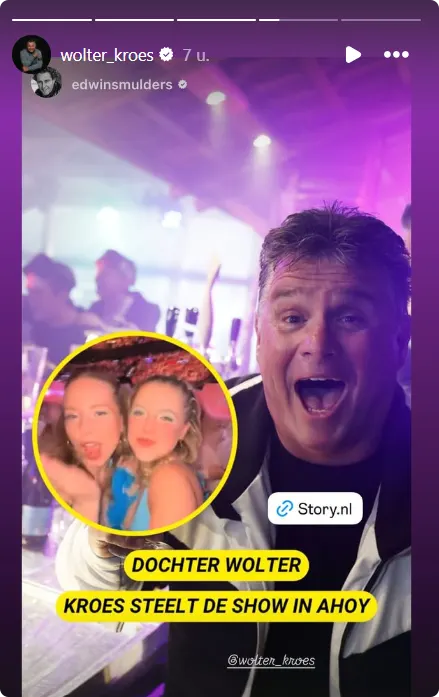 (Instagram Story @wolter_kroes).
