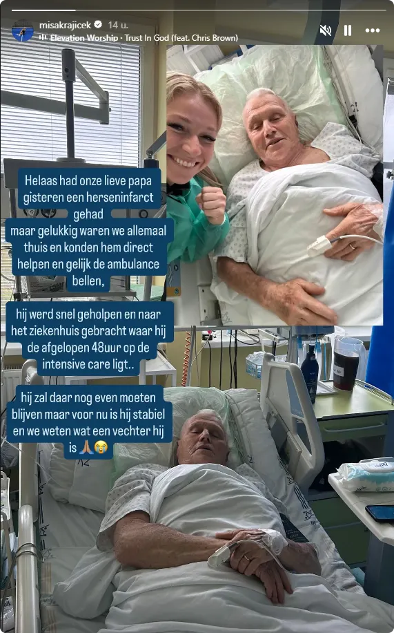 Bron: Instagram Michaëlla Krajicek