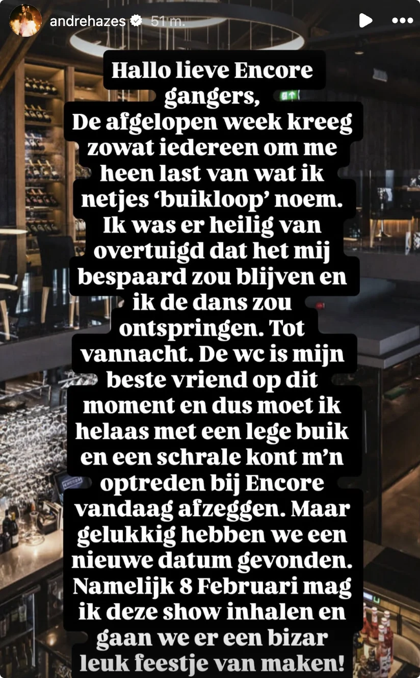 Bron: Instagram André Hazes