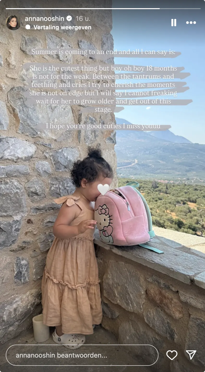 Bron: Instagram Anna Nooshin 