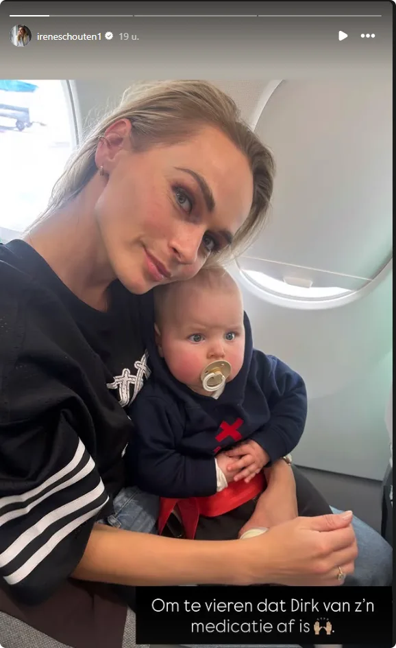 De story op Instagram van Irene.