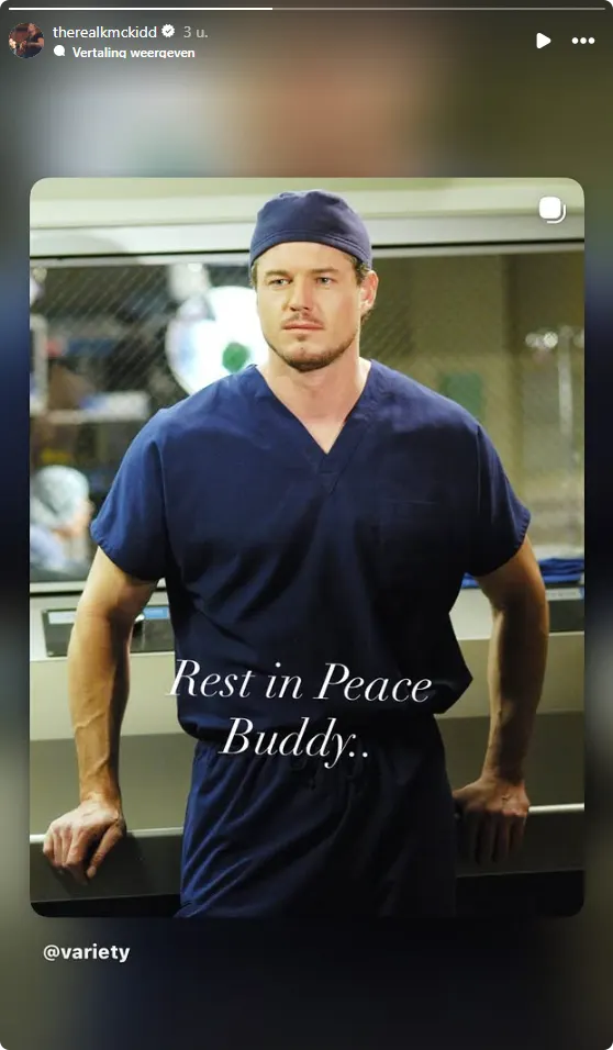 Bron: Instagram Kevin McKidd