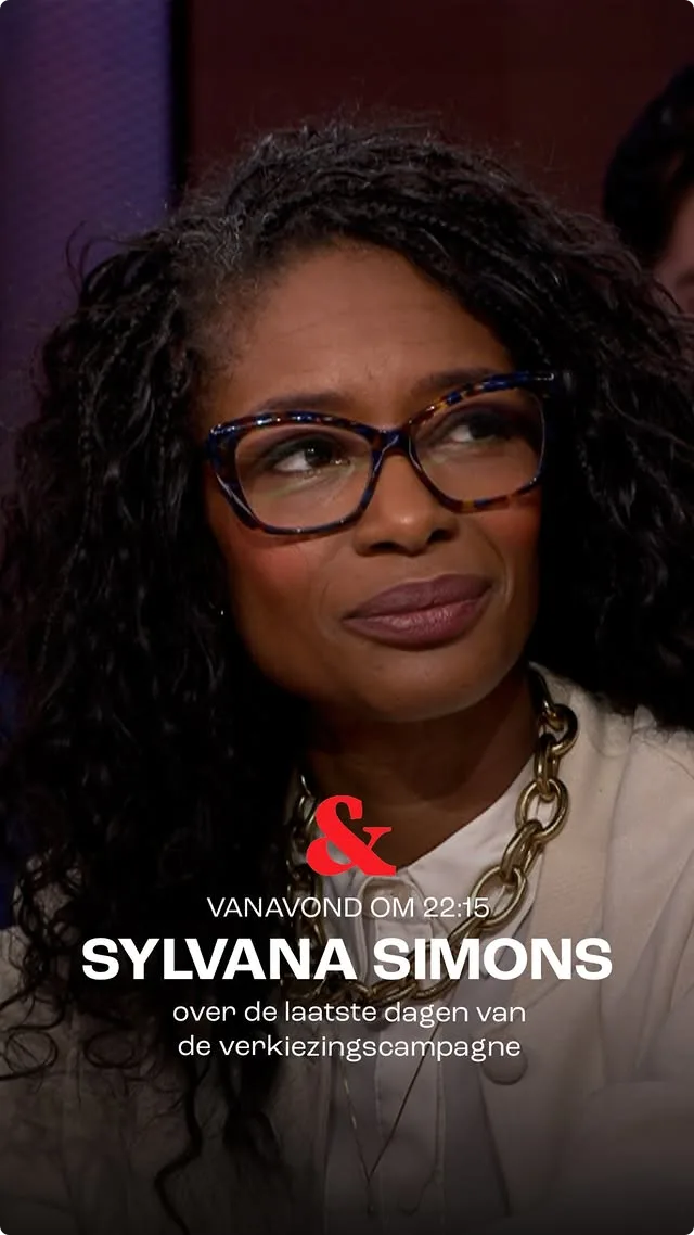 Sylvana Simons bij Pauw & De Wit (Instagram Story).