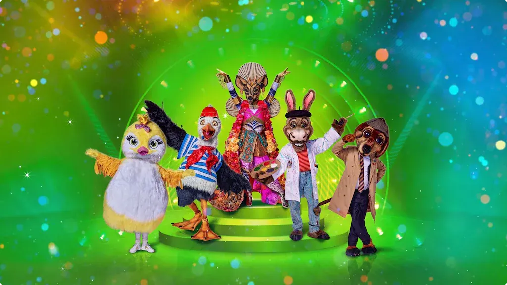 The Masked Singer 2025 groep 3, bron William Rutten / Rob Jacobs