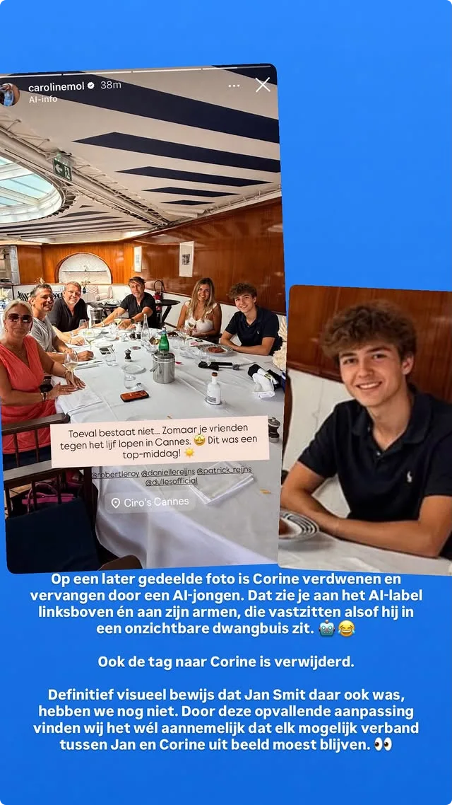Vakantiefoto Jan Dulles en Caroline Mol 2/3 (@Instagram)