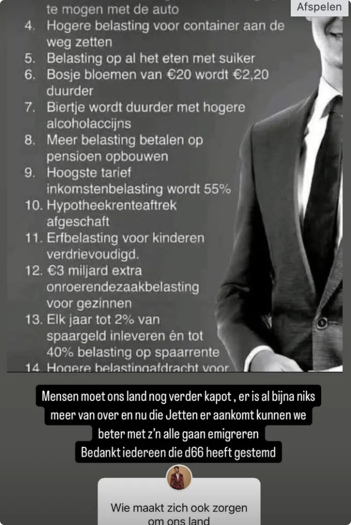 Bron: Instagram Roy Donders