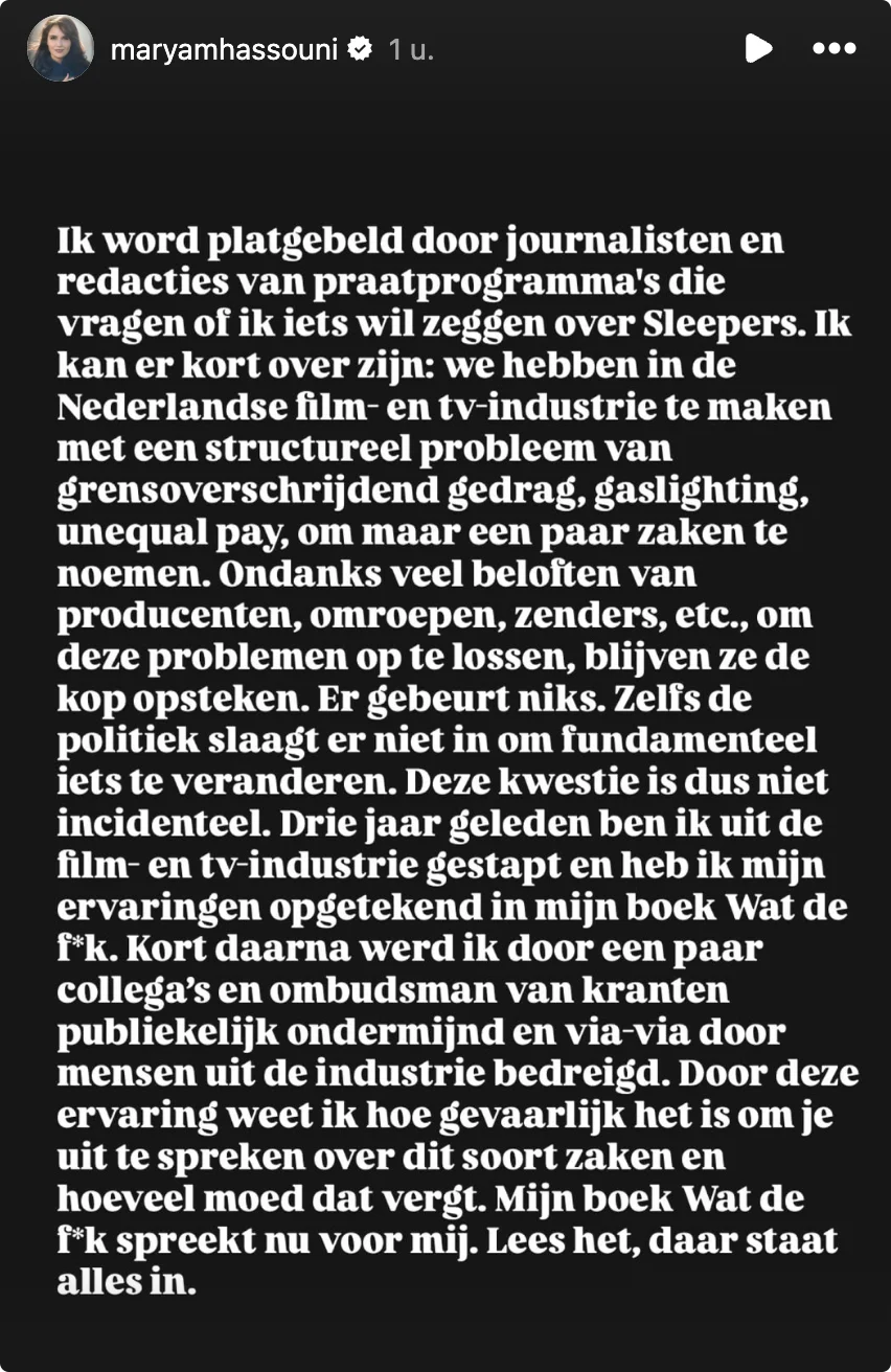 Bron: Instagram Maryam Hassouni