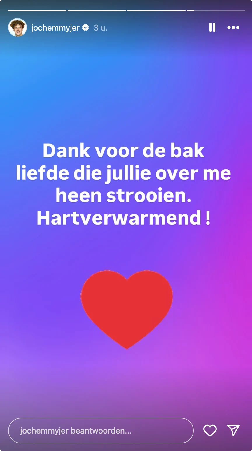 Bron: Instagram Jochem Myjer