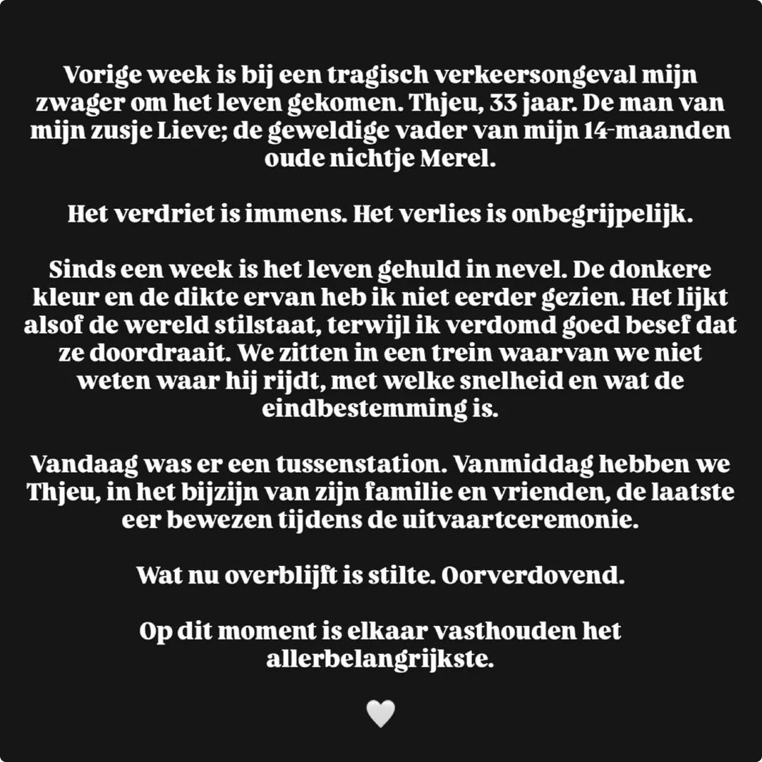 Verlies voor Domien
Instagram / Domien