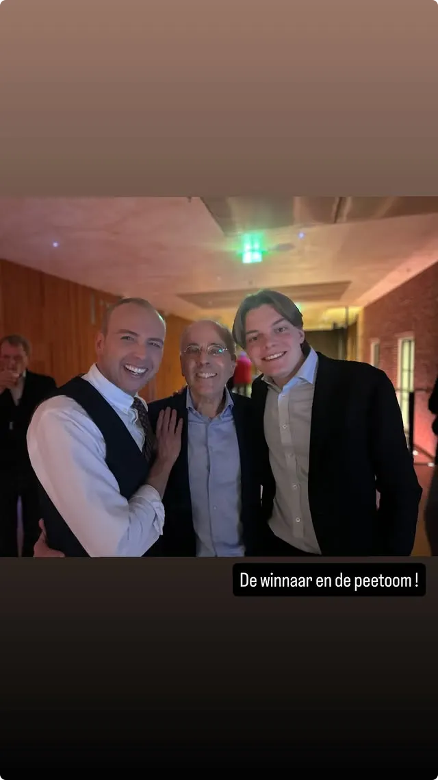 Graaf Claus-Casimir met Jamai Loman en Ed Spanjaard (@Instagram).