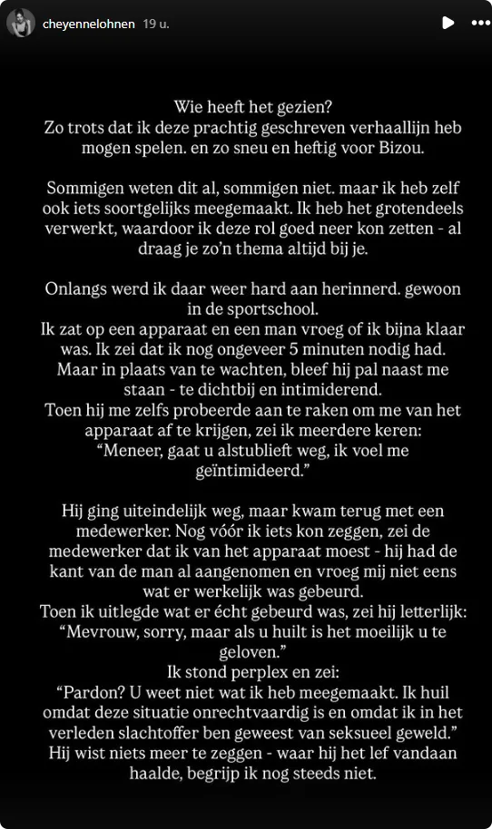 Bron: Instagram Cheyenne Löhnen