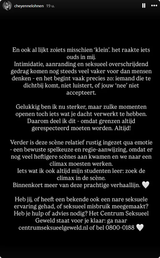 Bron: Instagram Cheyenne Löhnen