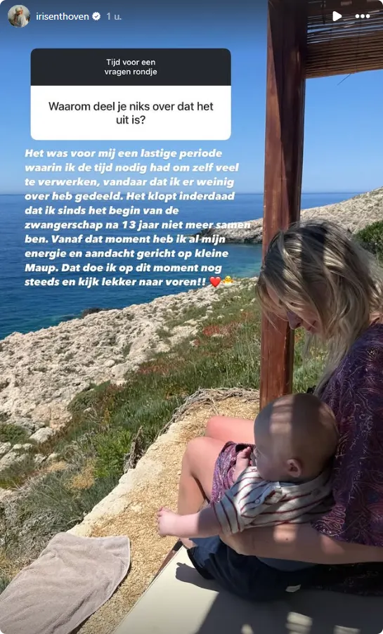 Bron: Instagram Iris Enthoven.
