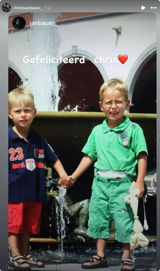 Bron: Christiaan Bauer op Instagram.