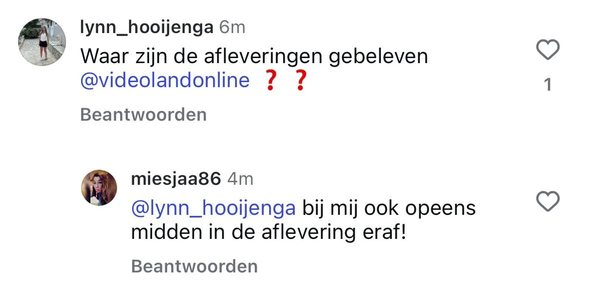 Bron: Instagram Videoland