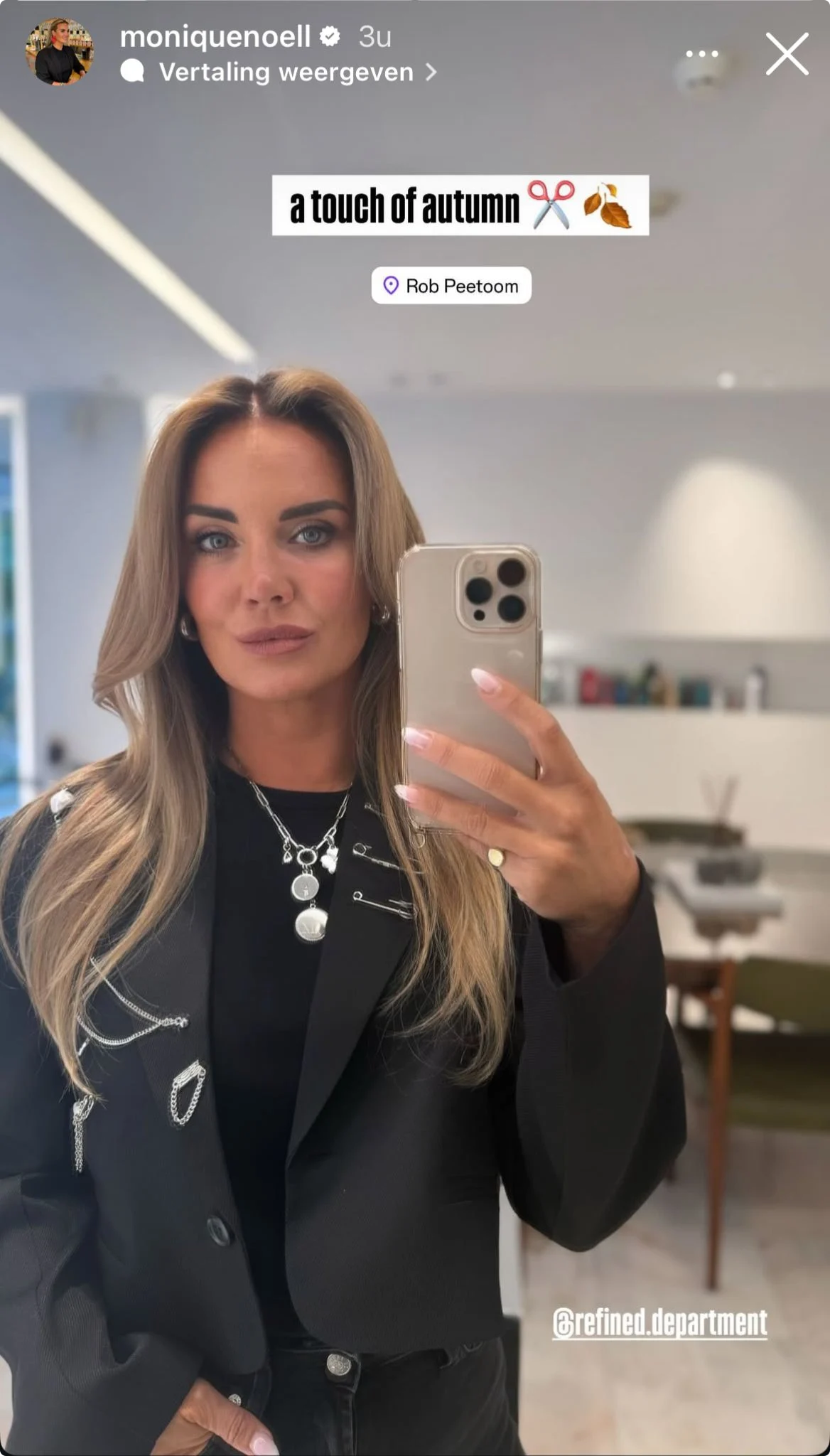 Bron: Instagram Monique Westenberg