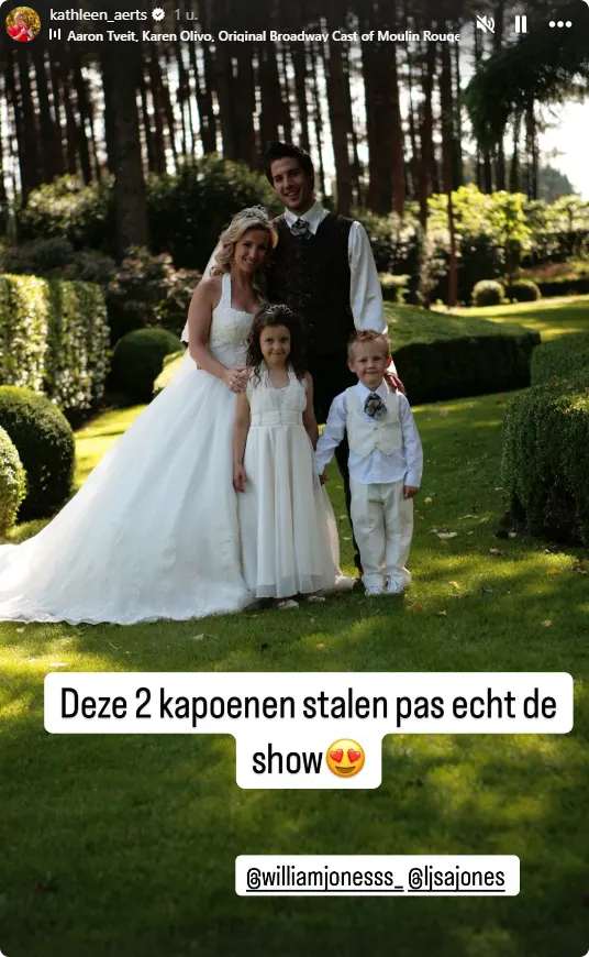 Bron: Instagram Kathleen Aerts.