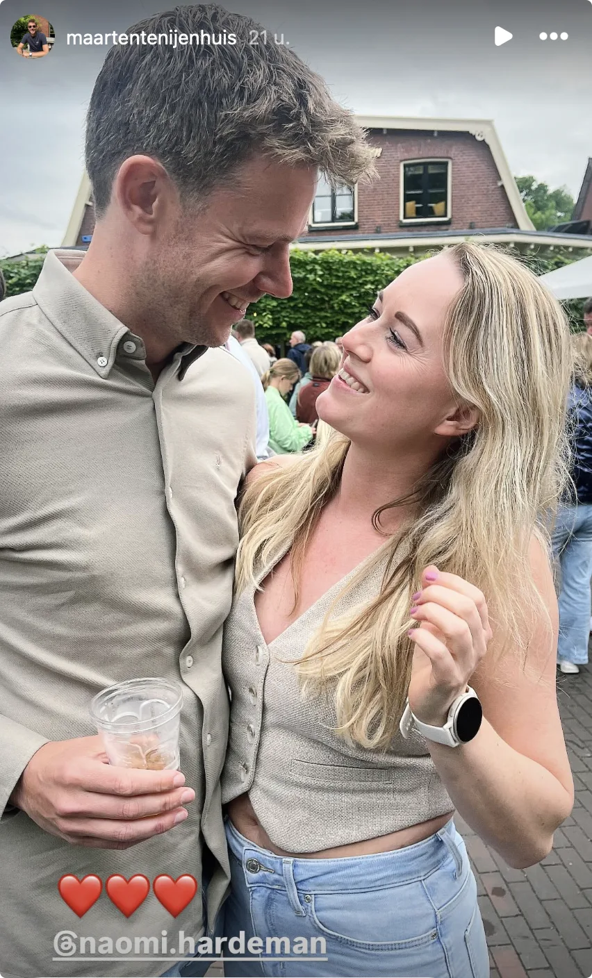 Bron: Maarten te Nijenhuis op Instagram.