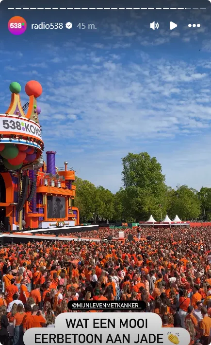 (bron: Instagram @radio538).