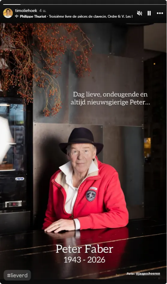 Bron: Instagram Tim Oliehoek