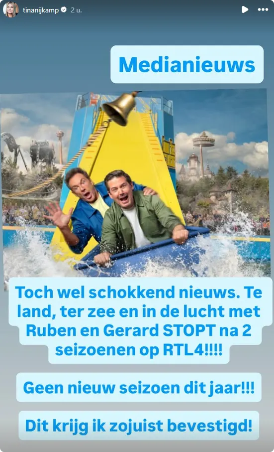 Bron: Instagram Tina Nijkamp