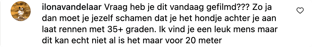 Bron: Instagram Leontine Ruiters