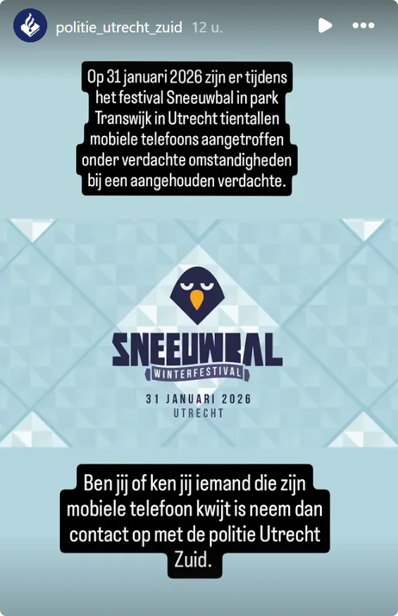 Beeld: Politie Utrecht-zuid