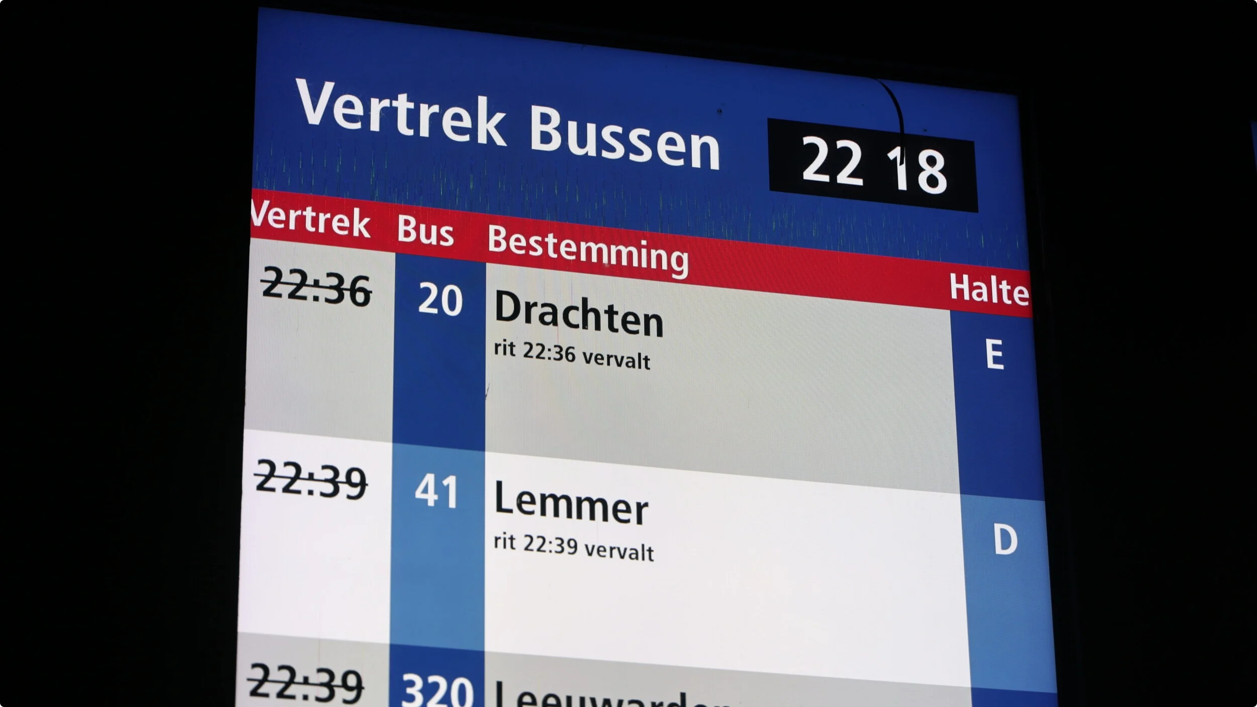 Bussen vallen uit. Beeld: CAMJO media