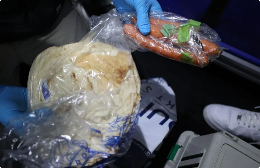 Het voer bij het gedumpte konijn, beeld: Regio15