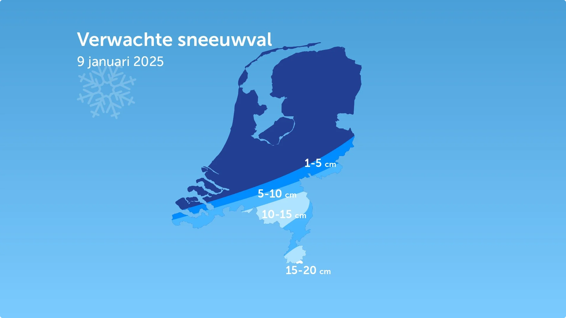 De sneeuwverwachting