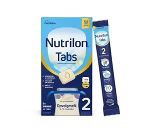 Nutrilon tabs opvolgmelk 2 5X4.6G– NL  Beeld: Danone