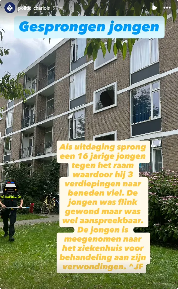 Beeld: Instagram/Politie Charlois